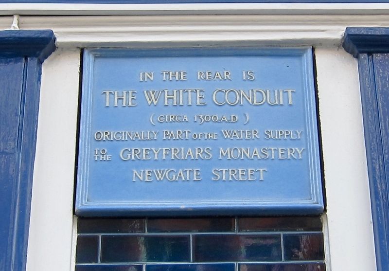 The White Conduit Marker image. Click for full size.