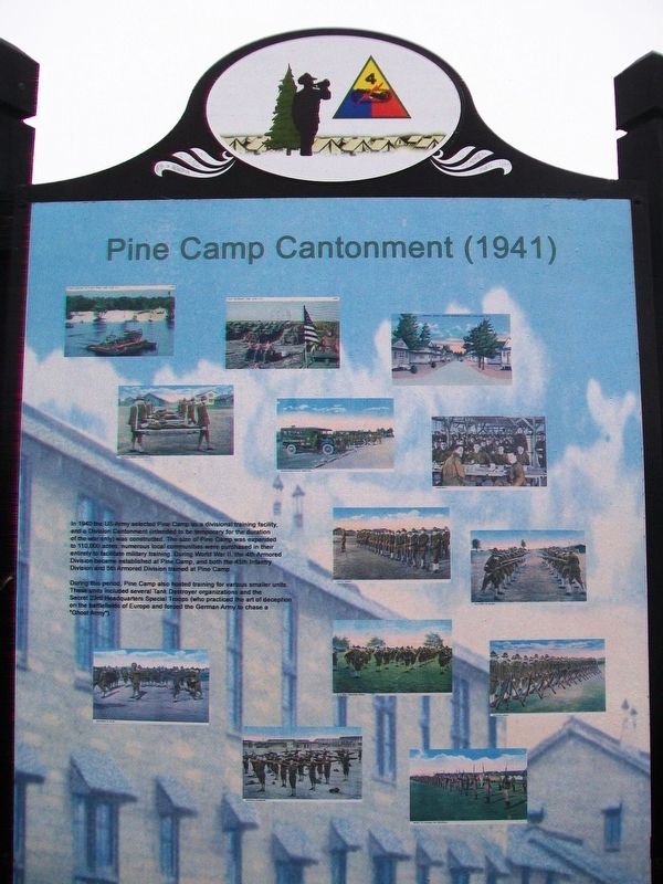 Pine Camp Cantonment (1941) Marker image. Click for full size.