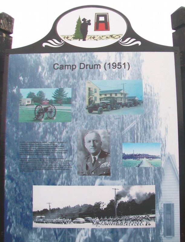 Camp Drum (1951) Marker image. Click for full size.