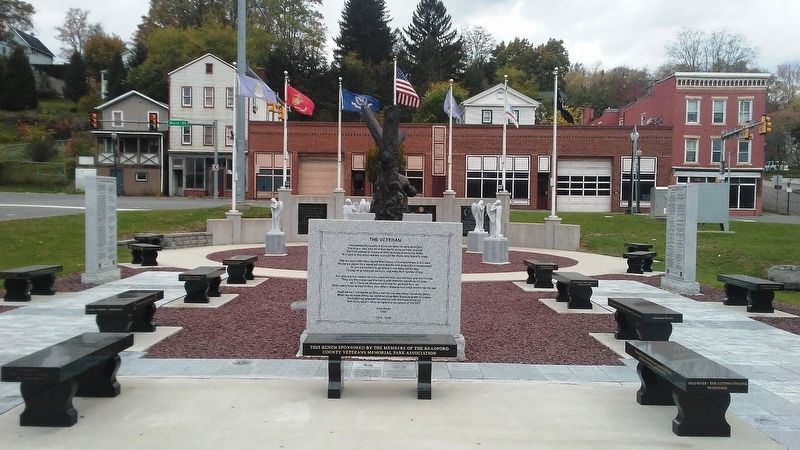 Bradford County Veterans Memorial Park image. Click for full size.