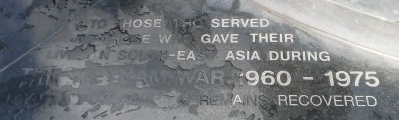 Vietnam Veterans Memorial Dedication. Click for full size. Vietnam Veterans Memorial Dedication image. Click for full size.
