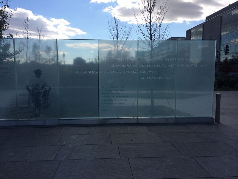 American Veterans Disabled For Life Memorial Marker. Click for full size. American Veterans Disabled For Life Memorial Marker image. Click for full size.