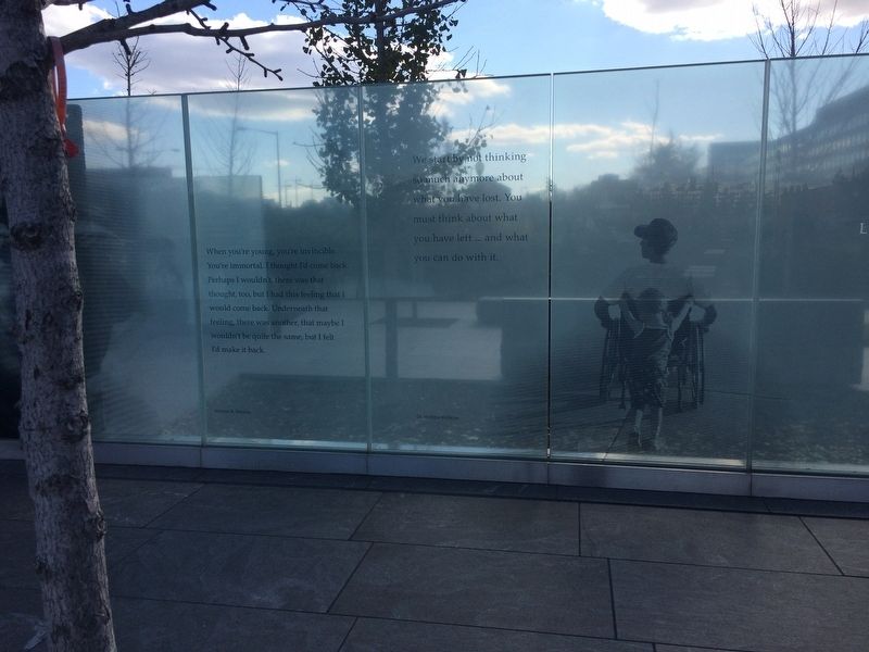 American Veterans Disabled For Life Memorial Marker. Click for full size. American Veterans Disabled For Life Memorial Marker image. Click for full size.