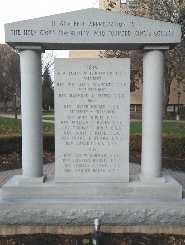 King's College Founders Monument. Click for full size. King's College Founders Monument image. Click for full size.