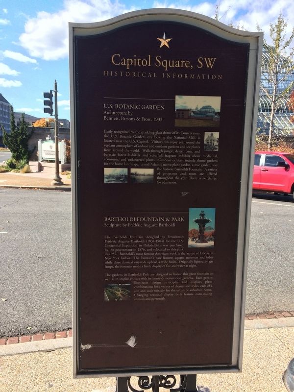 Capitol Square, SW Marker. Click for full size. Capitol Square, SW Marker image. Click for full size.