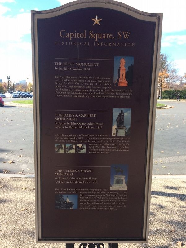 Capitol Square, SW Marker. Click for full size. Capitol Square, SW Marker image. Click for full size.