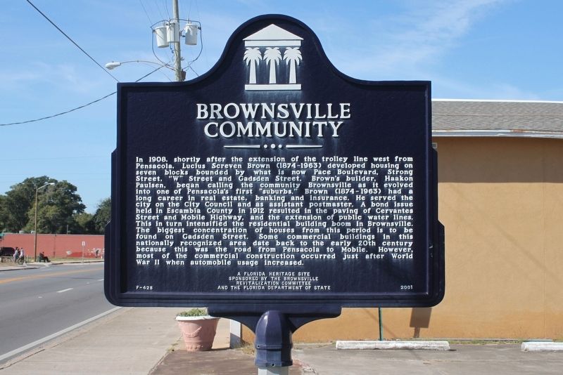 Brownsville Community Marker image. Click for full size.