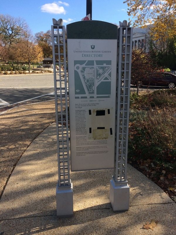 United States Botanic Garden Marker. Click for full size. United States Botanic Garden Marker image. Click for full size.