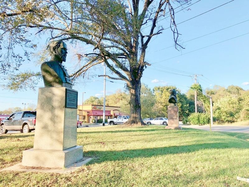 John Gregg statue in background. image. Click for full size.