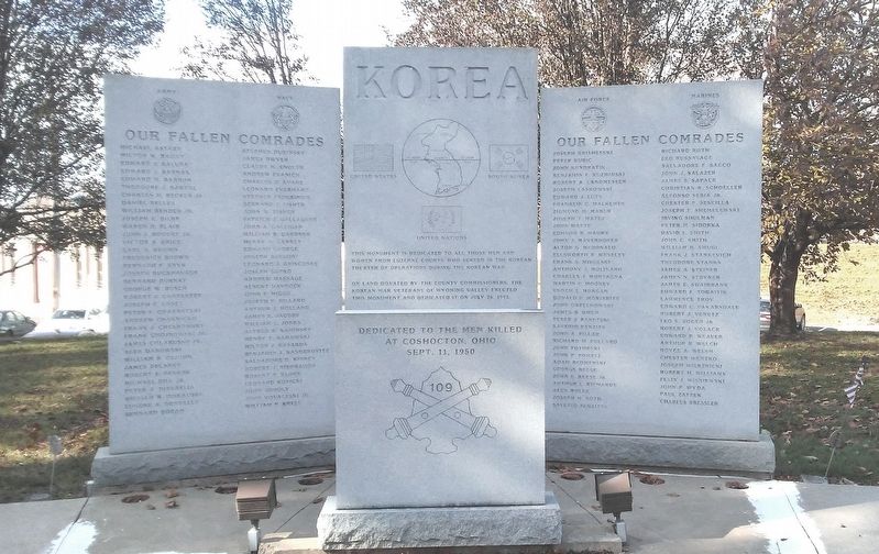 Korean War Memorial. Click for full size. Korean War Memorial image. Click for full size.