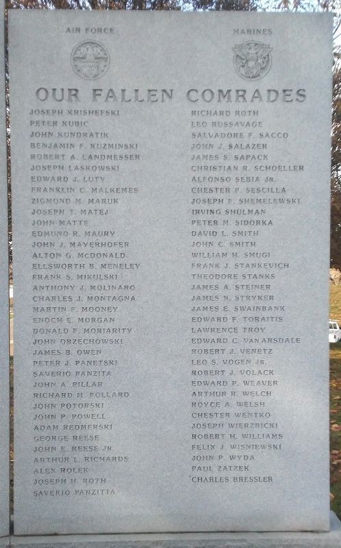 Korean War Memorial Honored Dead image. Click for full size.