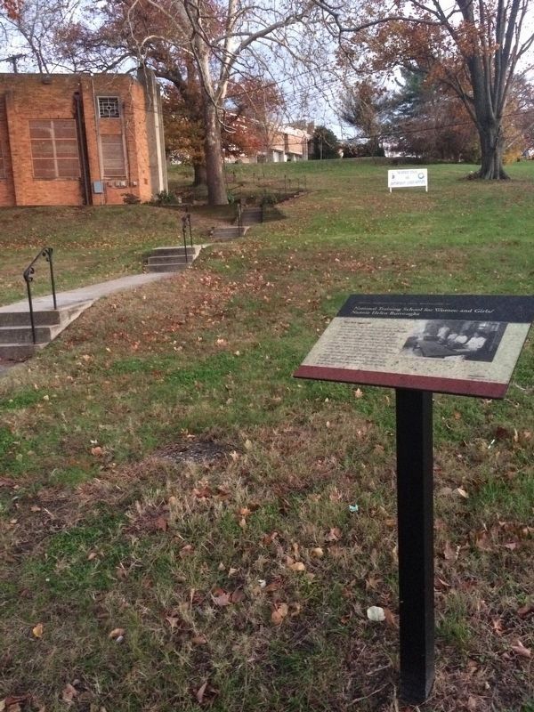 National Training School for Women and Girls / Nannie Helen Burroughs Marker. Click for full size. National Training School for Women and Girls / Nannie Helen Burroughs Marker image. Click for full size.