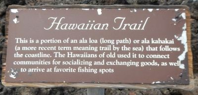 Hawaiian Trail Marker. Click for full size. Hawaiian Trail Marker image. Click for full size.