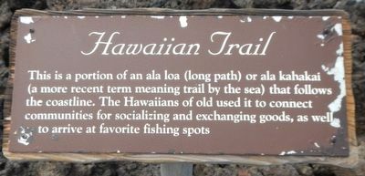 Hawaiian Trail Marker image. Click for full size.