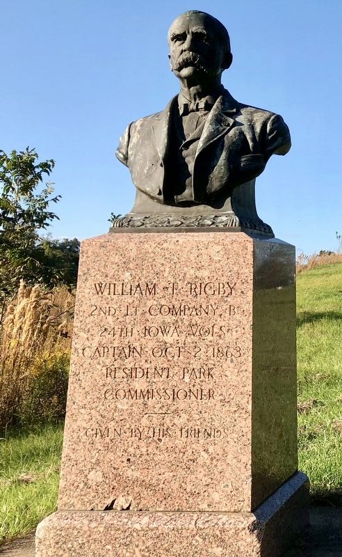 William T. Rigby monument. image. Click for full size.