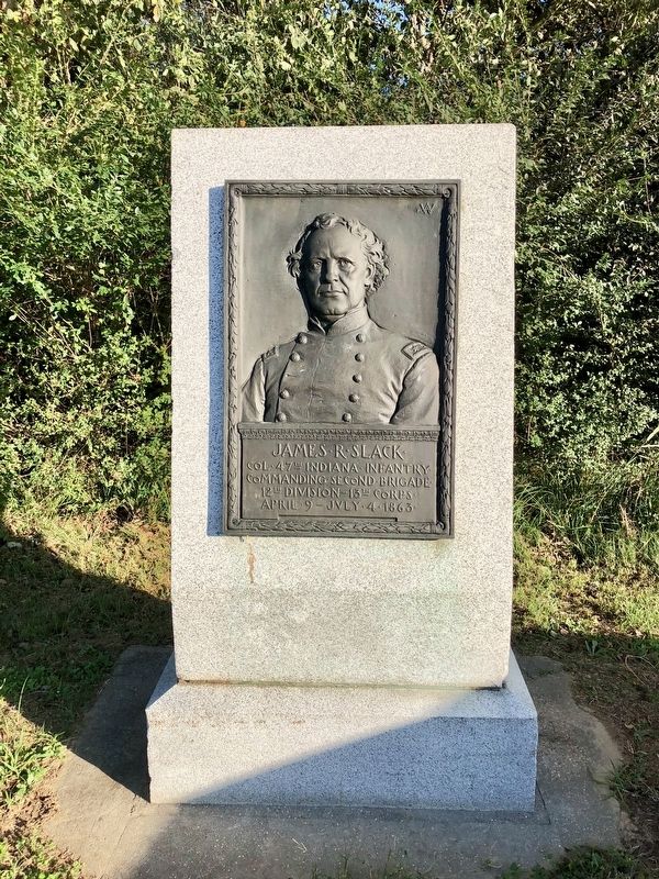 James·R·Slack· Monument. Click for full size. James·R·Slack· Monument image. Click for full size.