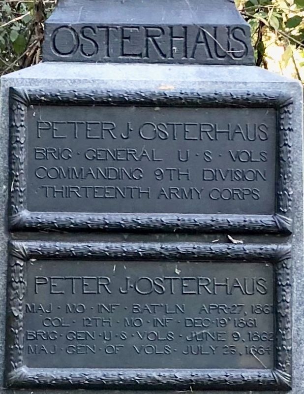 Peter J· Osterhaus Marker. Click for full size. Peter J· Osterhaus Marker image. Click for full size.