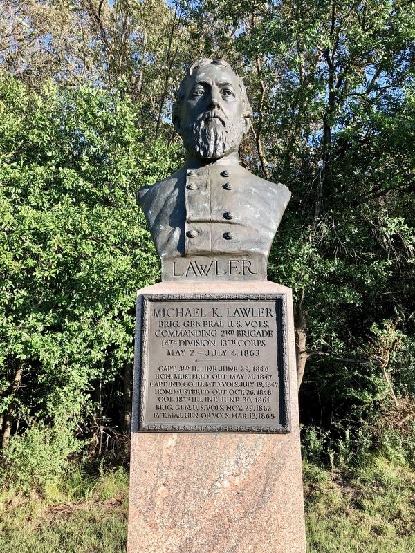 Michael K. Lawler monument. image. Click for full size.
