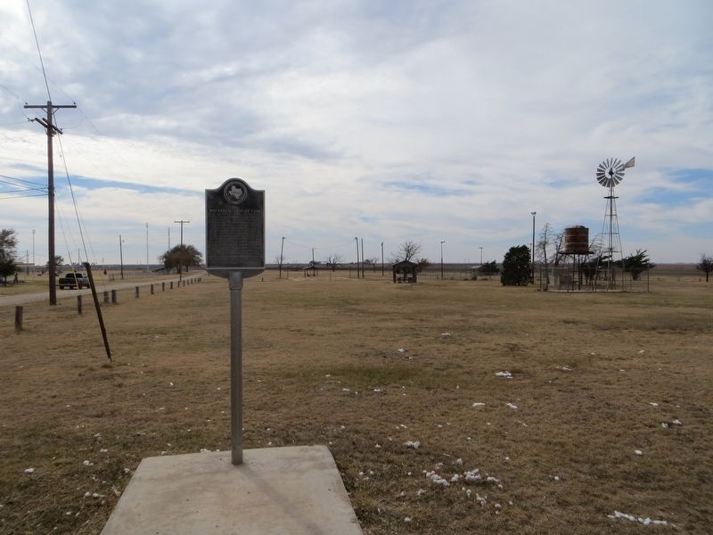 Site of Mackenzie Cavalry Camp Marker image. Click for full size.