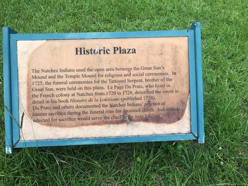Historic Plaza Marker. Click for full size. Historic Plaza Marker image. Click for full size.