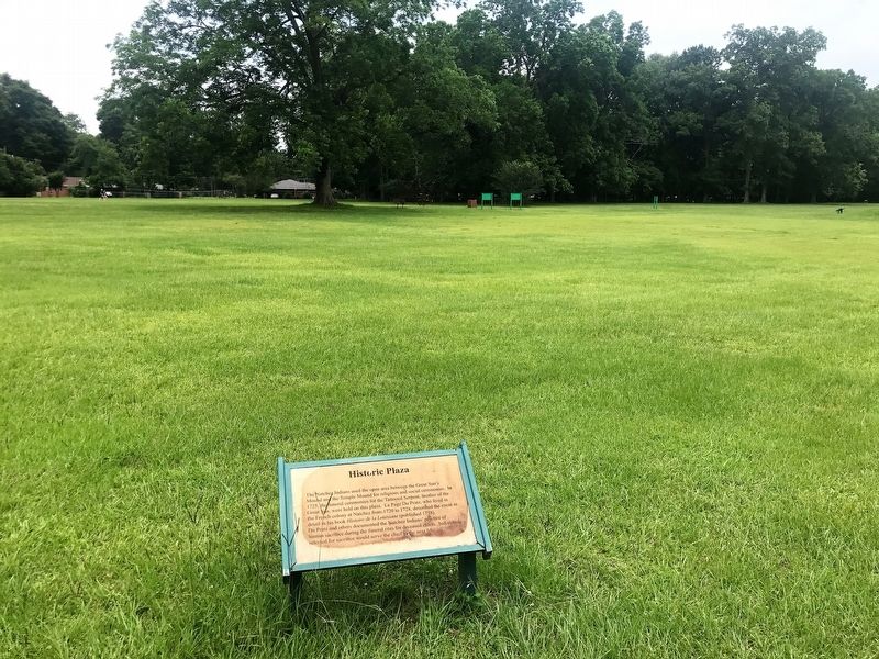 Historic Plaza Marker. Click for full size. Historic Plaza Marker image. Click for full size.