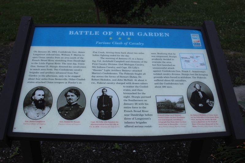 Battle of Fair Garden Marker. Click for full size. Battle of Fair Garden Marker image. Click for full size.