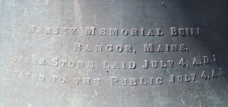 Hersey Memorial Bldg (Old Bangor City Hall) Bell Detail. Click for full size. Hersey Memorial Bldg (Old Bangor City Hall) Bell Detail image. Click for full size.
