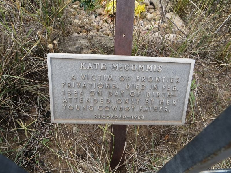 Kate McCommis Marker. Click for full size. Kate McCommis Marker image. Click for full size.