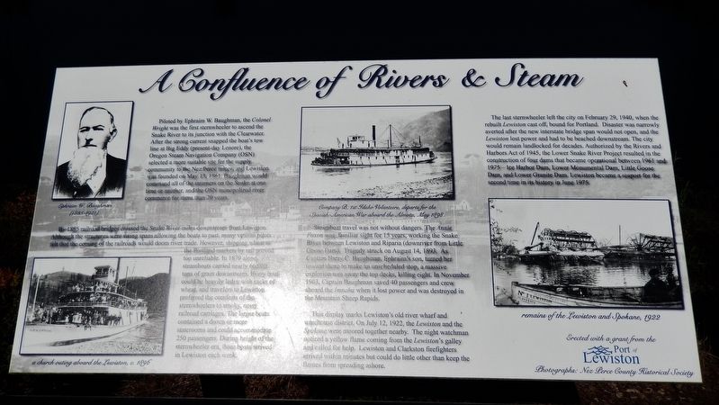 A Confluence of Rivers & Steam Marker. Click for full size. A Confluence of Rivers & Steam Marker image. Click for full size.