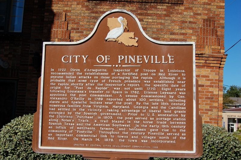 City of Pineville Marker image. Click for full size.