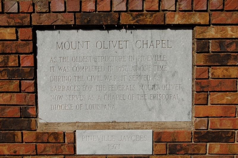 Mount Olivet Chapel Marker. Click for full size. Mount Olivet Chapel Marker image. Click for full size.