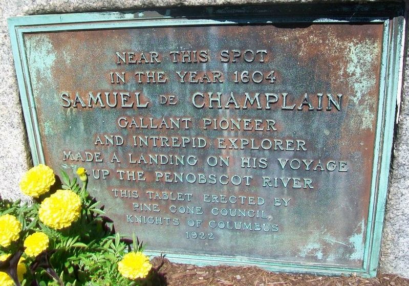 Samuel de Champlain Marker image. Click for full size.