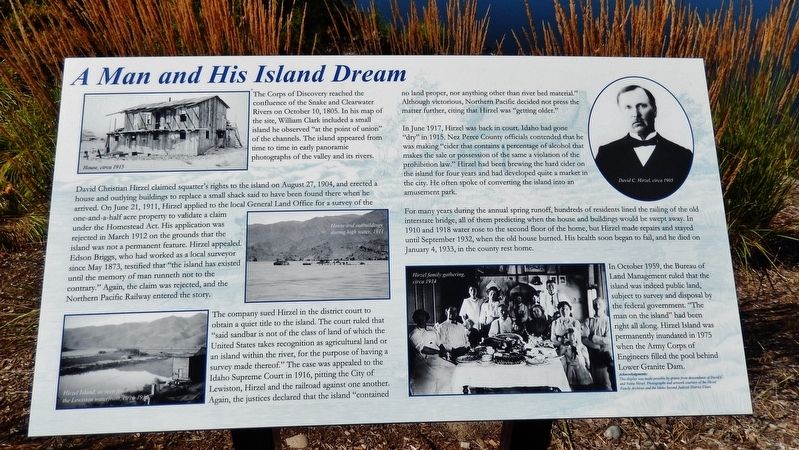 A Man and His Island Dream Marker image. Click for full size.