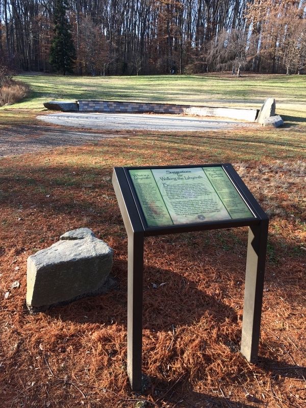 Suggestions for Walking the Labyrinth Marker. Click for full size. Suggestions for Walking the Labyrinth Marker image. Click for full size.