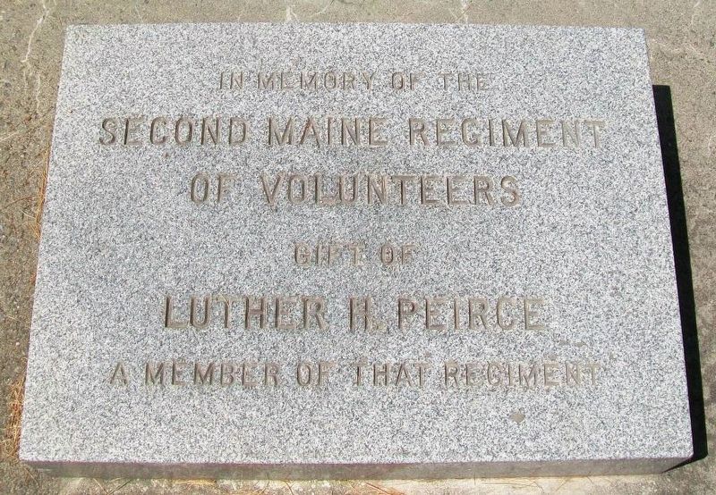 Second Maine Regiment Marker image. Click for full size.