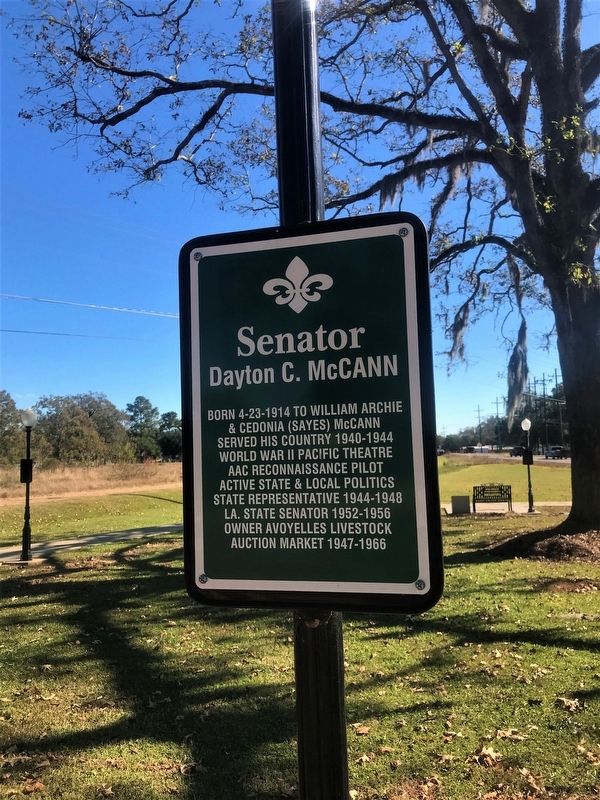 Senator Dayton C McCann Marker. Click for full size. Senator Dayton C McCann Marker image. Click for full size.