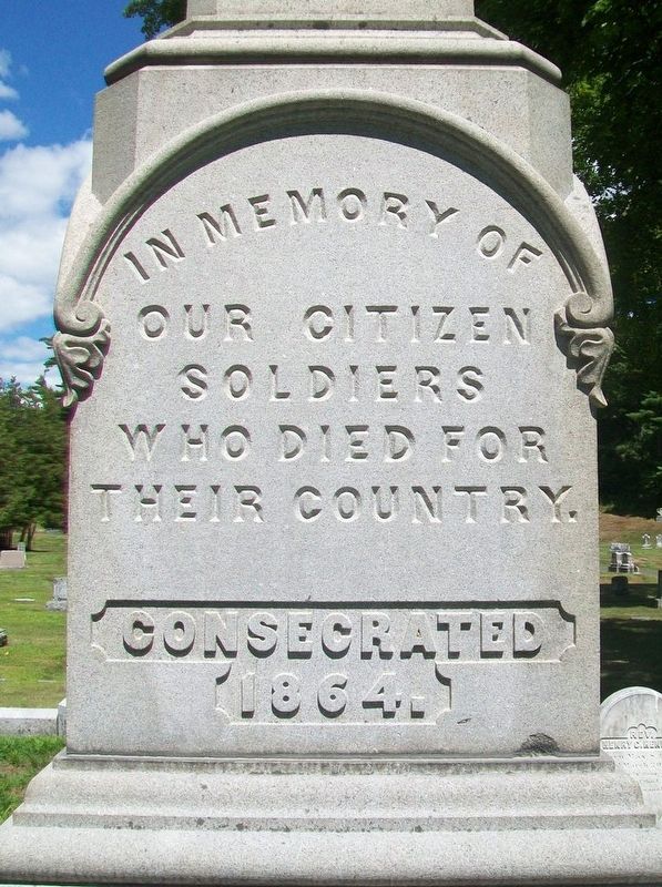 Civil War Memorial Dedication. Click for full size. Civil War Memorial Dedication image. Click for full size.