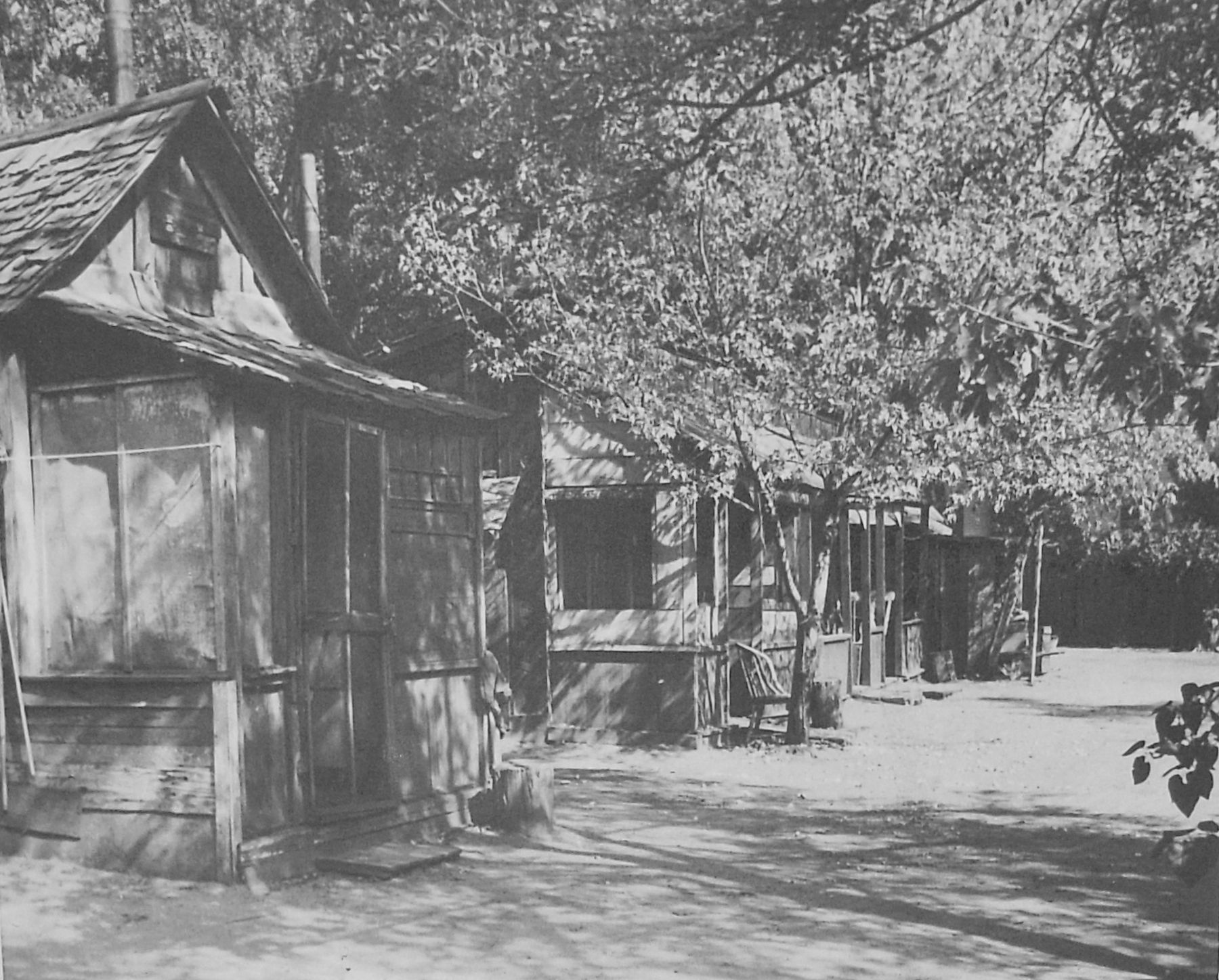 Marker detail: Urquides Village Houses, c1958 image. Click for full size.