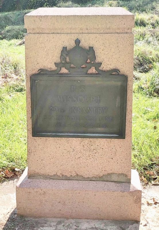 U S Missouri 29th Infantry Monument. Click for full size. U S Missouri 29th Infantry Monument image. Click for full size.