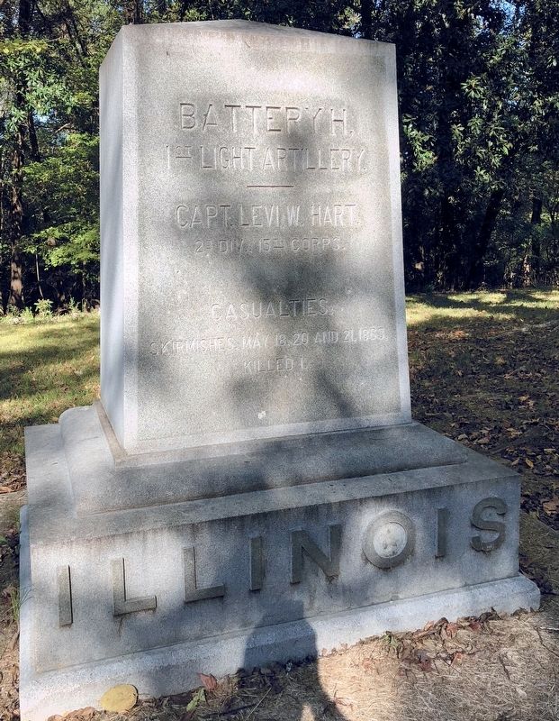 Illinois Battery H, Marker image. Click for full size.