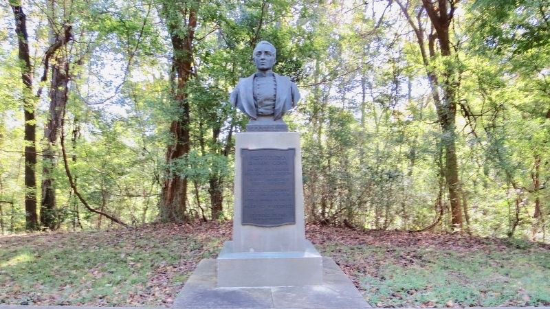 Statue of Arza Goodspeed, West Virginia 15th Army Corps. image. Click for full size.