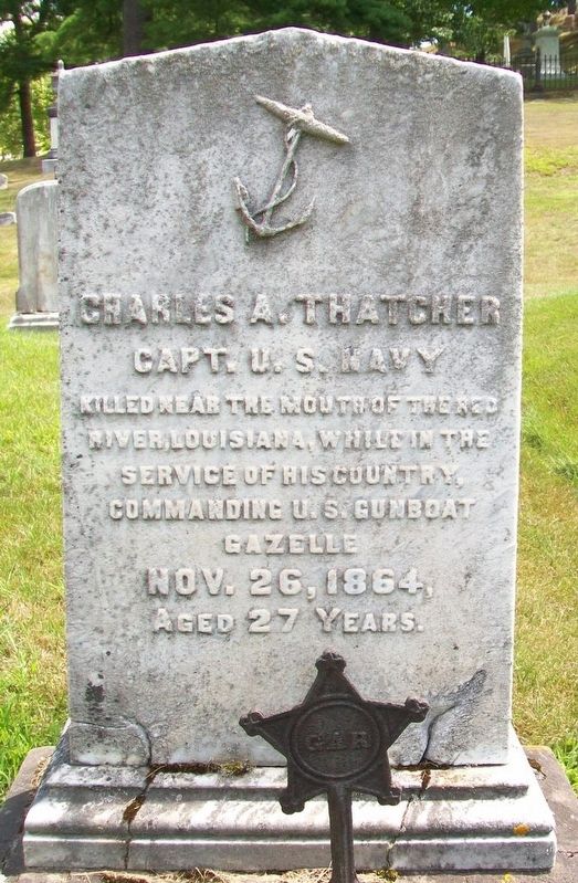 Charles A. Thatcher Grave Marker image. Click for full size.