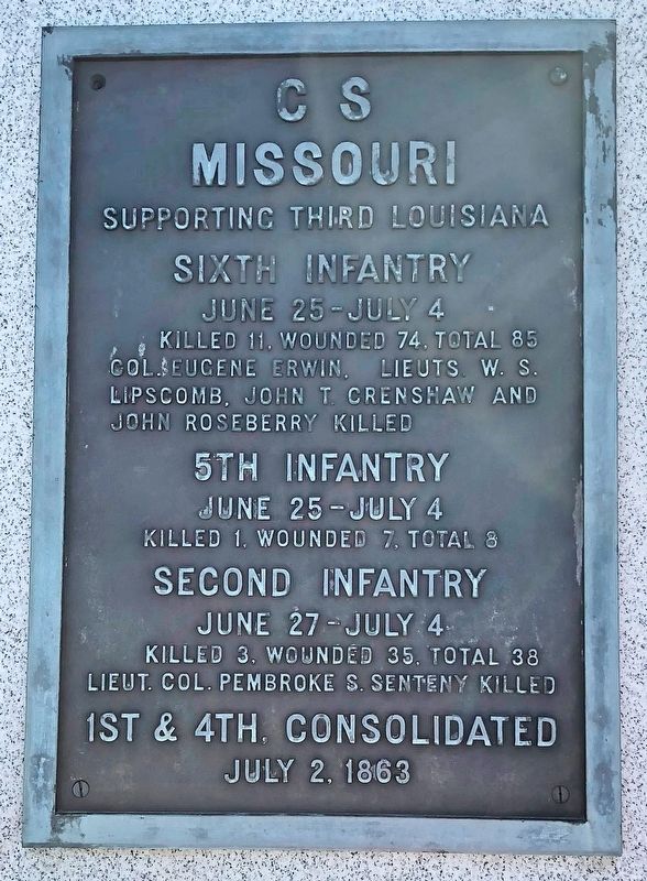 C S Missouri Marker image. Click for full size.