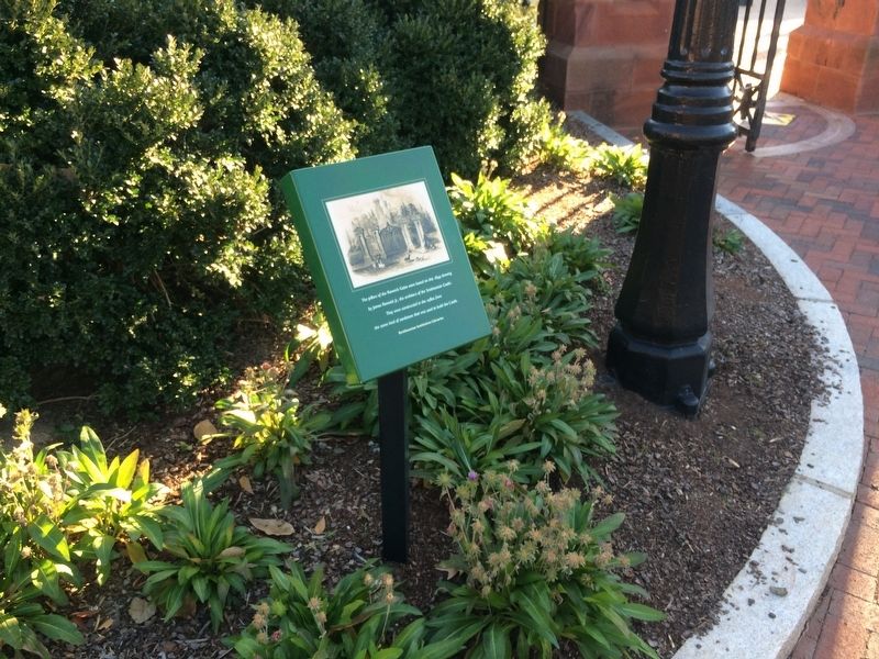 The Pillars of the Renwick Gates Marker. Click for full size. The Pillars of the Renwick Gates Marker image. Click for full size.