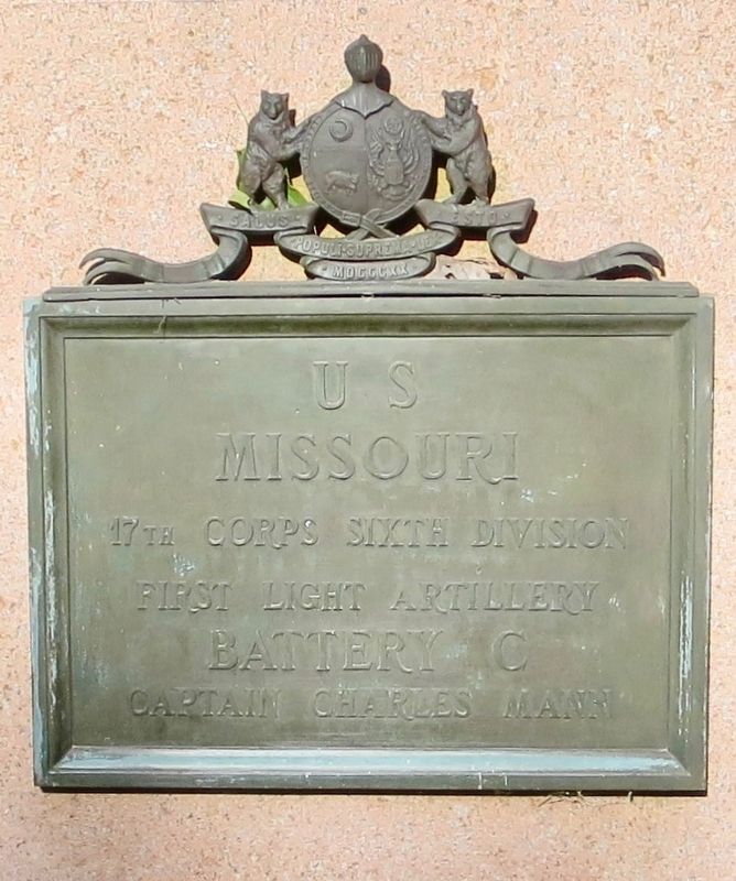 U S Missouri Battery C Marker image. Click for full size.