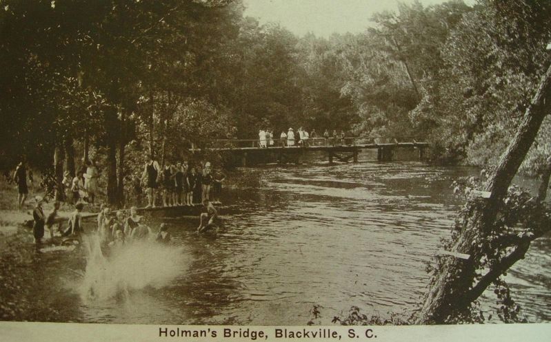 Holman's Bridge ca 1910 image. Click for full size.