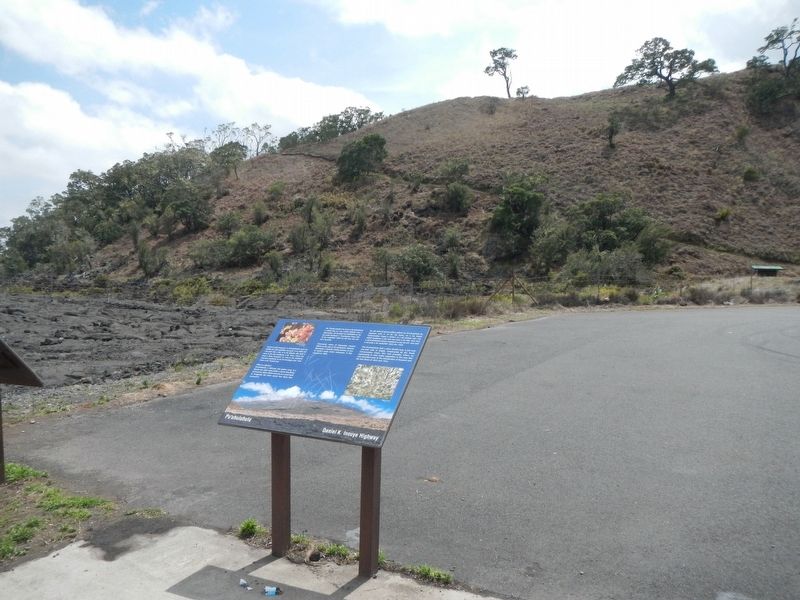 Pu'uhuluhulu and Marker. Click for full size. Pu'uhuluhulu and Marker image. Click for full size.