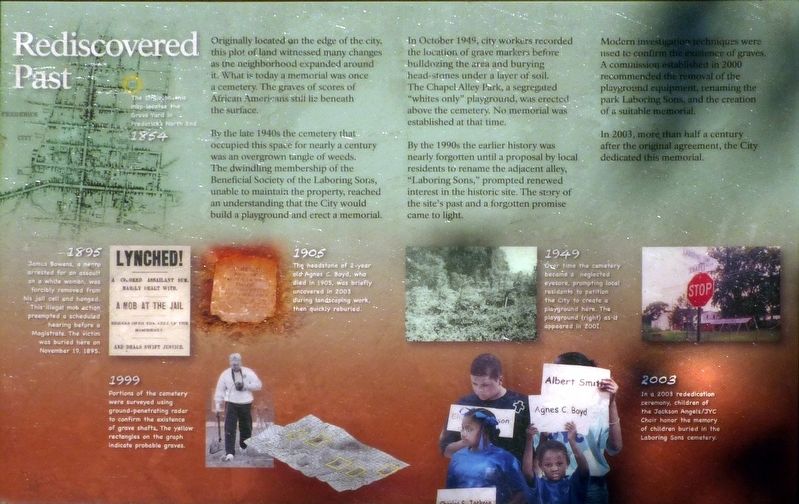 Rediscovered Past Marker. Click for full size. Rediscovered Past Marker image. Click for full size.