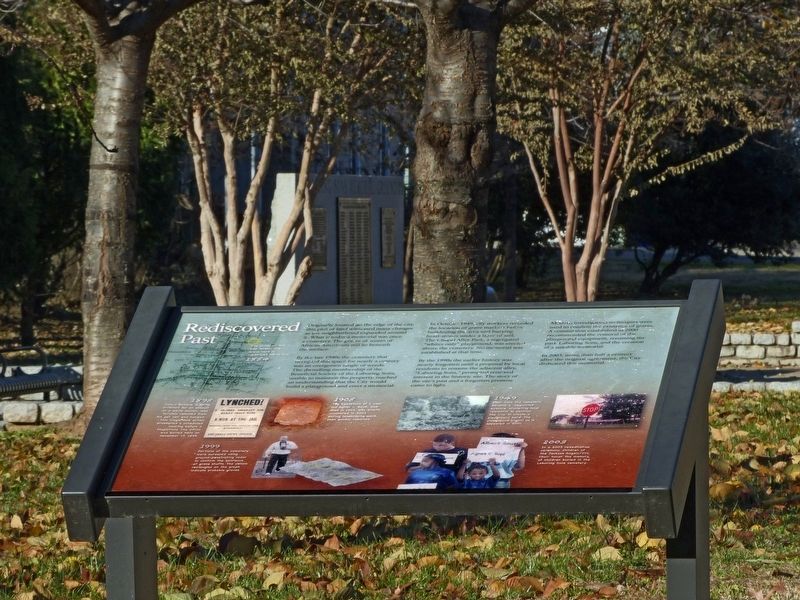 Rediscovered Past Marker. Click for full size. Rediscovered Past Marker image. Click for full size.