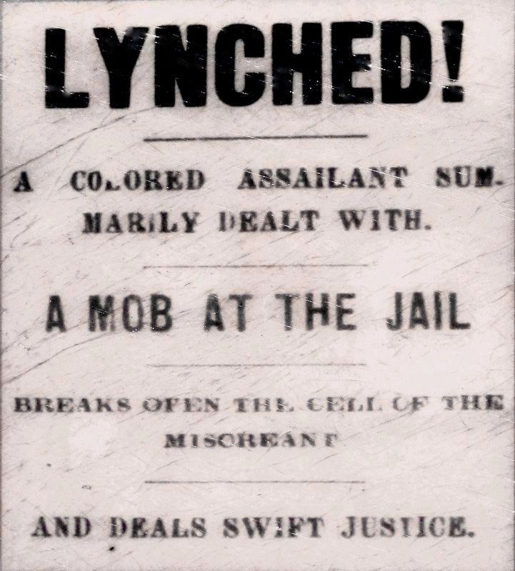 Lynched!. Click for full size. Lynched! image. Click for full size.